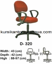 Kursi Staff & Sekretaris Indachi D-320