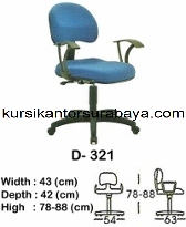 Kursi Staff & Sekretaris Indachi D-321